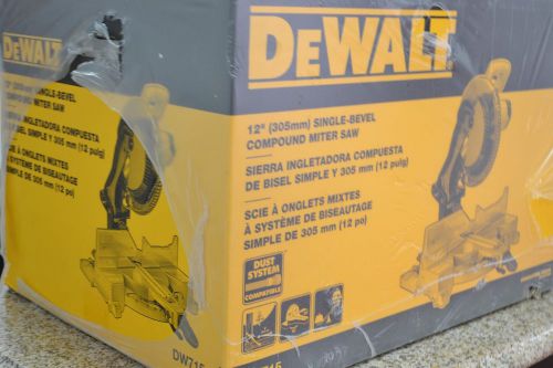 Dewalt dw715 12&#034; compound miter saw for sale
