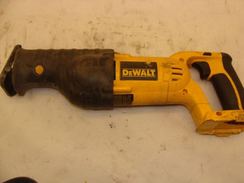DEWALT DC385 VARIABLE SPEED RECIPROCATING SAW NO BATTERY