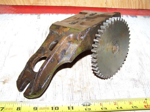 Old fuller johnson hit miss gas engine rotary magneto bracket ignitor steam nice for sale