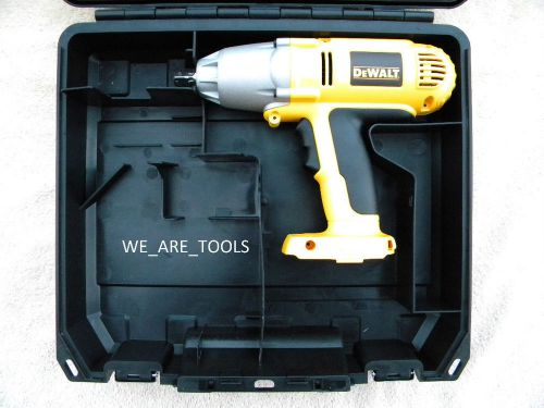 DEWALT DW059 18V CORDLESS BATTERY IMPACT TORQUE WRENCH W/ CASE 1/2&#034; 18 VOLT XRP