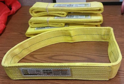 22&#034; x 3&#034; made in the usa new certified polyester web sling lifting or tow strap for sale