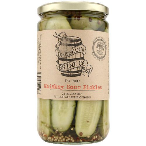 Brooklyn Brine Whiskey Sour Pickles - 24 oz - Made with McKenzie Rye Whiskey