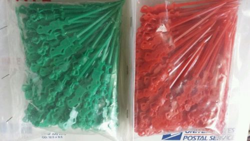BIG LOT 288 Hula Girl Red &amp; Green Cocktail Spears Hors d&#039;oeuvre Party Picks