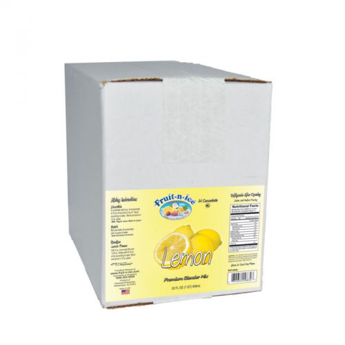 Fruit-N-Ice - Lemon  Blender Mix 6 Pack Case FREE SHIPPING