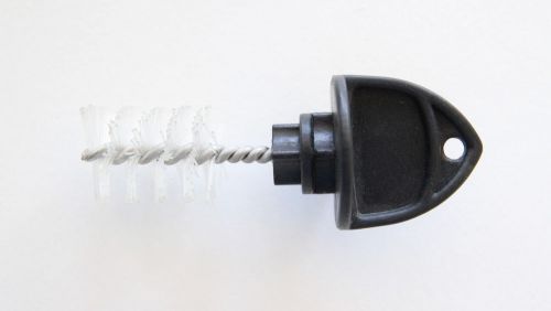 Beer wine faucet shank nylon cleaning brush black for sale