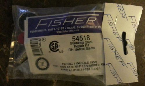 Fisher 54518 Stainless Steel Repair Kit Right Hand Swivel Stem