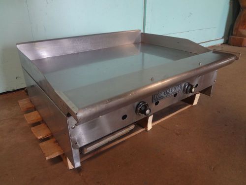 &#034;american range&#034; hd commercial ct 36&#034; natural gas non stick flat-top/griddle for sale