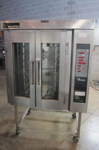 Baxter ov300 single deck commercial mini rotating rack gas oven model ov300 for sale
