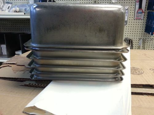 Vollwrath 1/4 size steam table pans 4in deep (6)