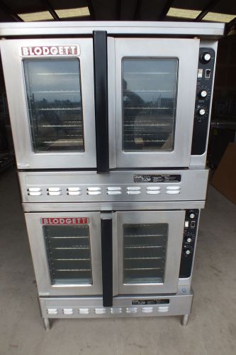 Blodgett dual flow double stack convection oven model dfg-100 natural gas for sale