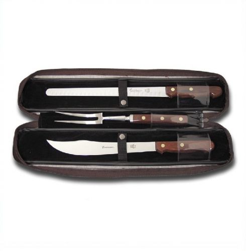 3PC/Set Dexter-Russell S/S Forged Chef&#039;s Cutlery 3351 w/ Bag Gift NEW