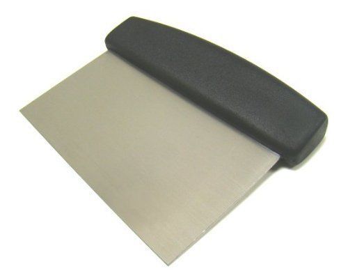 NEW Dough Scraper  Thick Stainless Steel  6&#034; Wide