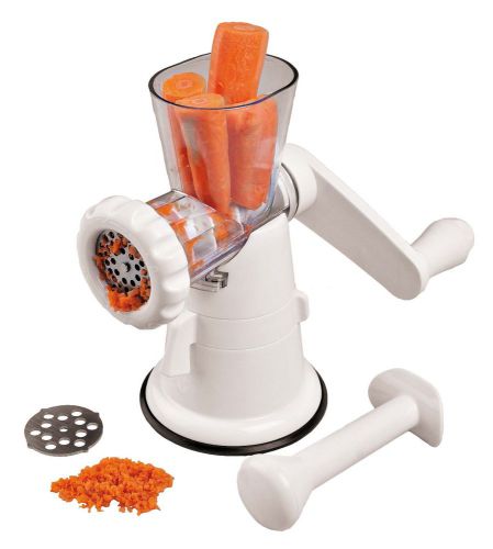 Carrot mincer and drum grater set for sale
