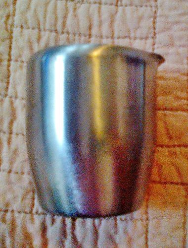 Vintage Adcraft Stainless Steel 18-8 Creamer/Syrup Cup Made in India