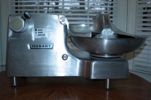 Hobart buffalo food chopper 84186 knife blade leaf/comb and 18&#034; bowl &amp; cover for sale