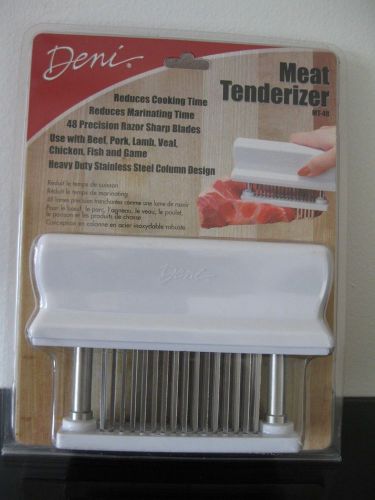 Deni MT 48 Blade Meat Tenderizer NEW in Package Reduces Cooking Time