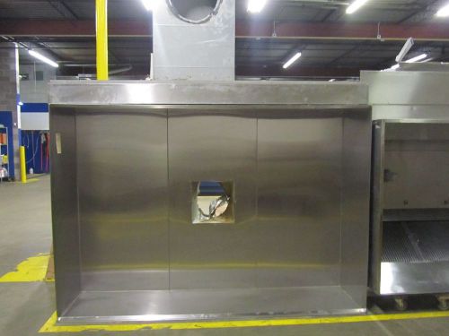 CAPTIVE AIRE HEAT HOOD 8&#039; WITH FRESH AIR AND BOTH FANS