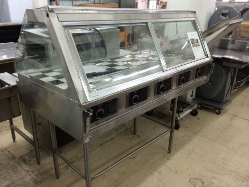 Heated surface warmer glass display ssw-6t bki for sale