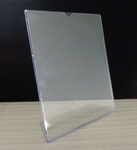 (3) pcs. 8 1/2 x 11 acrylic sign holder/ Literature Display Stand ,B117P-3