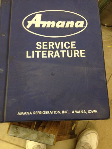 Amana parts and service manuals for sale