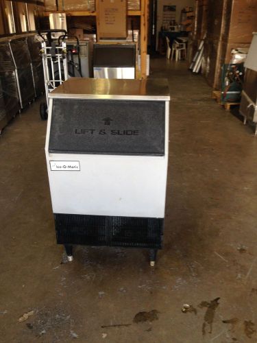 Used undercounter iceomatic iceu-150-fa2 175 lb cube ice with self storage for sale