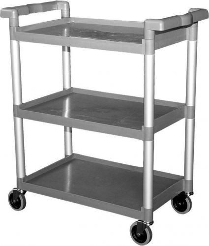 Plastic, Utility, Bus Cart, 3 Tier, 16&#034; X 31&#034;, 250 Lbs, Knock down, C-23WM (New)