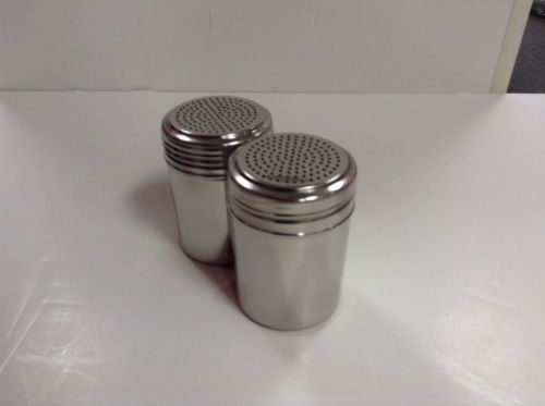 2 DREDGES S/S SHAKERS FREE SHIPPING