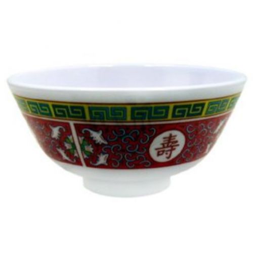 NEW Thunder Group 12-Pack Longevity Collection Rice Bowl  7-Inch Diameter  Red