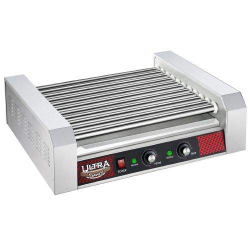 Great northern popcorn commercial 30 hot dog 11 roller grilling machine 2200w for sale