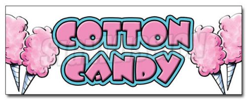 36&#034; COTTON CANDY DECAL sticker cart stand trailer supplies stand cart trailer