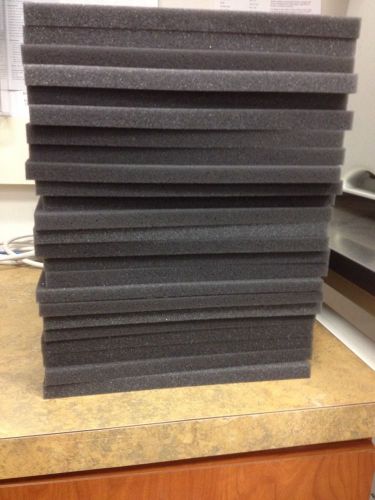 Foam Sheets Approximate Size 15&#034;X 10 1/2&#034; X 1/2&#034; Qty:24 Packaging Material Gray