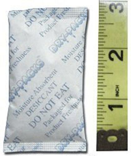10 - 10 Gram Silica Gel Packet by Dry-Packs - Great For Ammo, Safes, Cameras etc