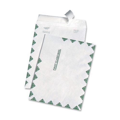 Quality Park Leather Tyvek First Class Envelope - First Class Mail - 9&#034; (r3130)