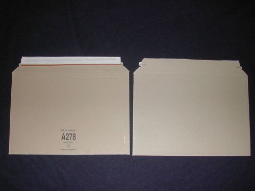 10 A278 Lil envelope book mailer stiff brown cardboard Amazon style packaging