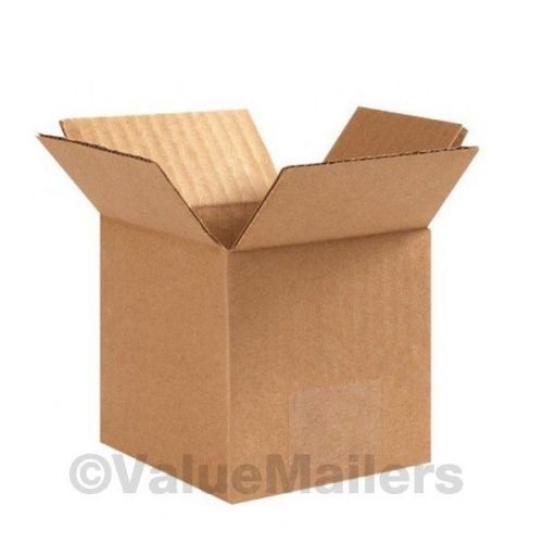 100 4x4x4 Cardboard Shipping Boxes Cartons Packing Moving Mailing Cubes