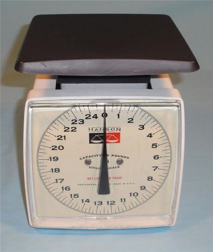 Hanson 25lbs capacity platform scale for sale