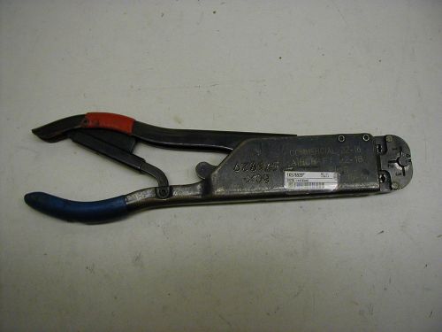 AMP Red Blue T-Head 59250 Crimper Commercial Aircraft Aerospace Aviation PIDG BB