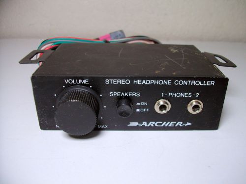 Archer Stereo Headphone Controller Model 270-049 Audio Sound Control System