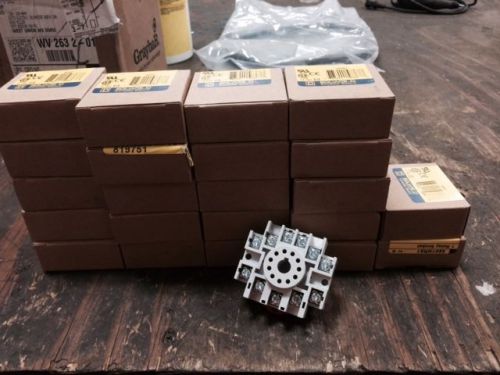 Square-D 8501NR61 Relay Sockets  NEW  LOT OF 23 Pieces