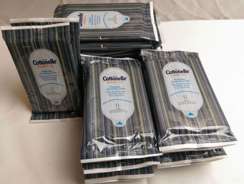 Cottonelle Fresh Flushable Wipes, Travel Packs, Case of 36/11s - 396 Count