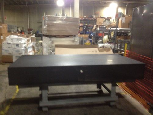 Granite surface plate, 48&#034; x 96&#034; w/ stand, black granite, 12&#034; thick for sale