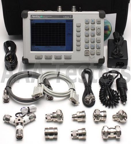 Anritsu sitemaster s332d cable / antenna &amp; spectrum analyzer w/ opt 3 / 29 for sale