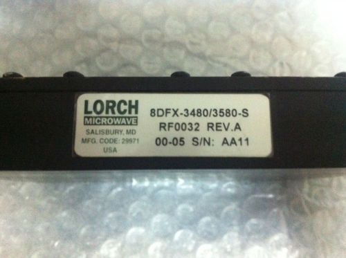 LORCH  MICROWAVE 3.5GHz Duplexer 8DFX-3420/3520-S RF0032