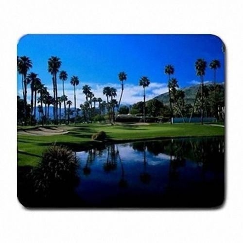 New golf course of dreams with palm trees mouse pad mats mousepad hot gift for sale