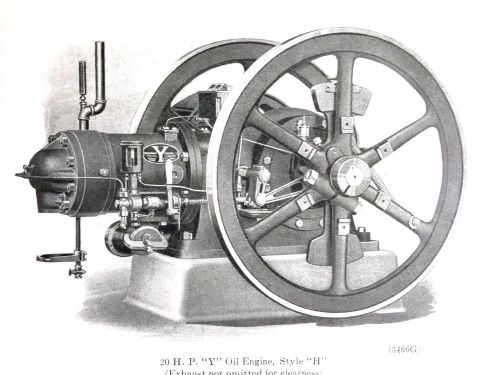 DEALERS CATALOG:  1923 FAIRBANKS MORSE TYPE Y 10-25 HP OIL ENGINES
