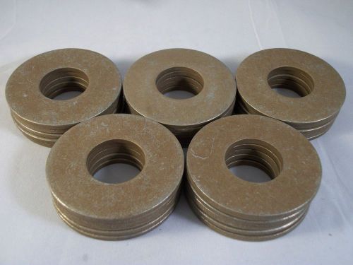 Qty 25 1&#034; grade 8 uss flat washer yellow zinc finish for bolts-thru hardened for sale