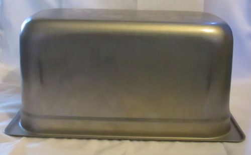 Lot of 2 Winco Steam Table Pan, 1/3 Third Size 6&#034; Deep,22 Gauge S/S,(NSF)