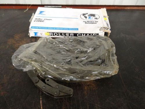 New tsubaki 10&#039; riveted conveyor roller chain c2060 new 1 1/2&#034; for sale