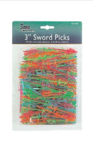 New update international psp-30jp 500-pack plastic sword toothpick  3-inch for sale
