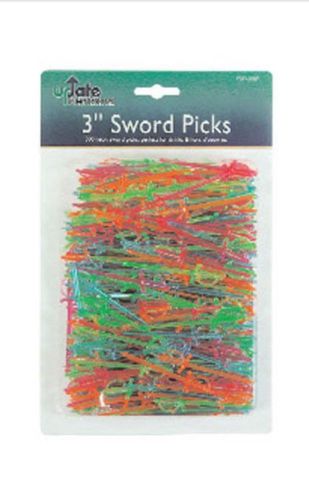 NEW Update International PSP-30JP 500-Pack Plastic Sword Toothpick  3-Inch